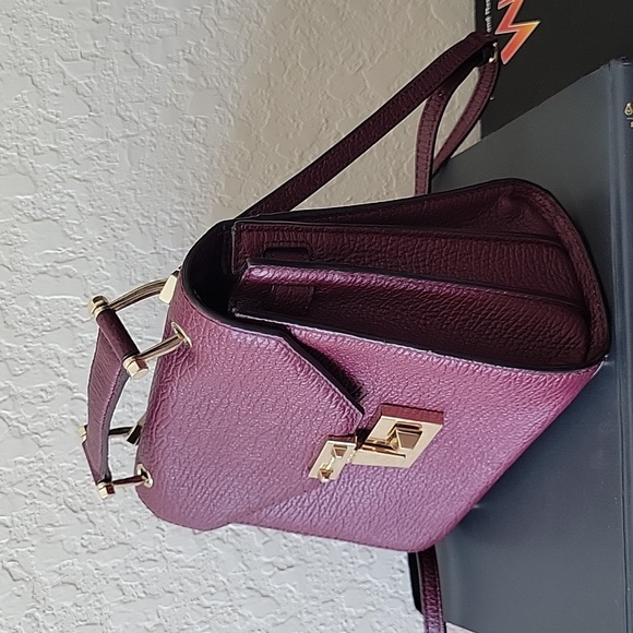 Rebecca Minkoff Paris pochette top handle crossbody handbag - Picture 2 of 8